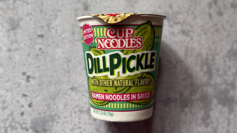 Cup Noodles Dill Pickle