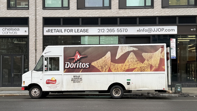 a Doritos delivery truck