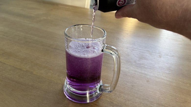Fantastic Ghost Face Punch being poured into a glass mug