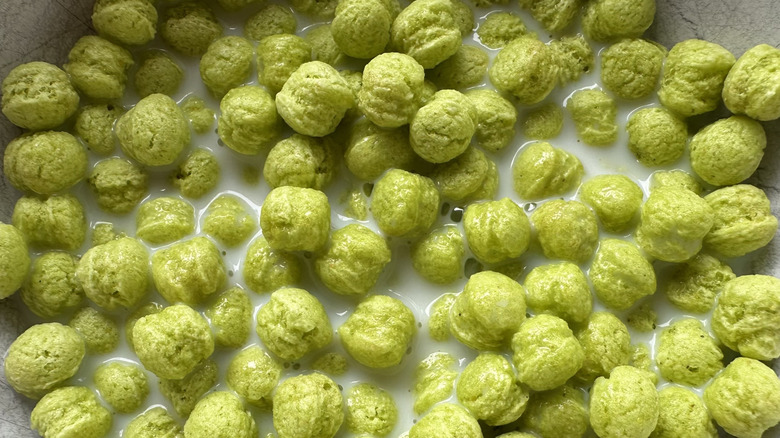 Wicked Elphaba Caramel Apple cereal with milk