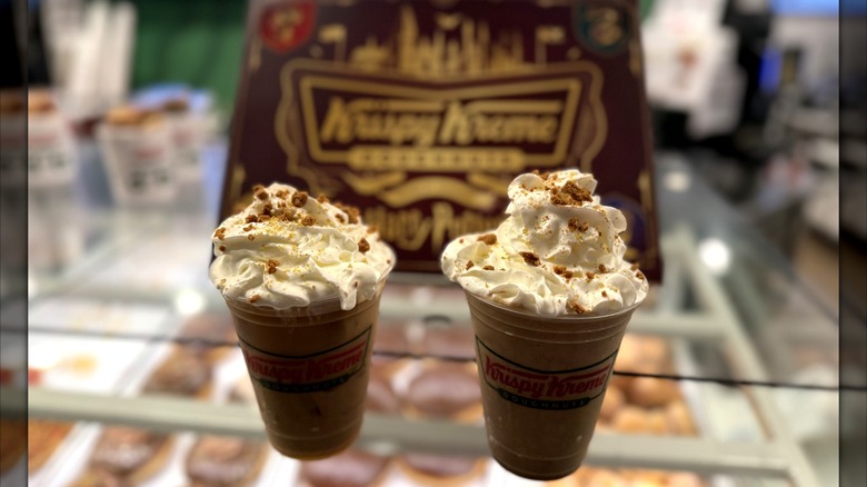 Iced and Frozen Golden Snitch Lattes