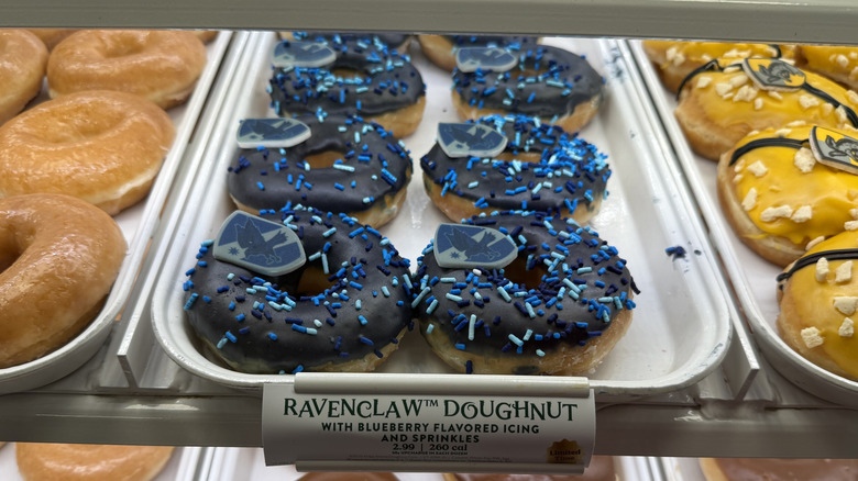 a rack of Ravenclaw Doughnuts