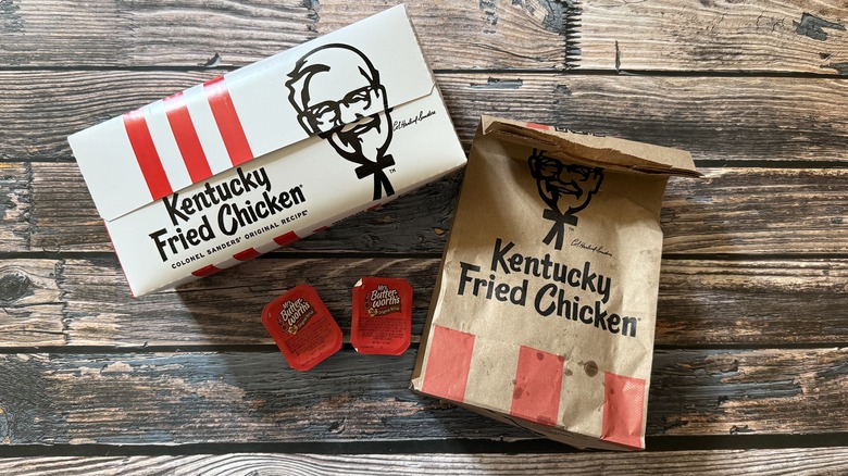 KFC boxes and bags