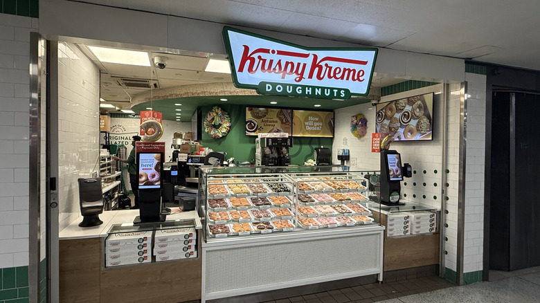 exterior of a Krispy Kreme shop