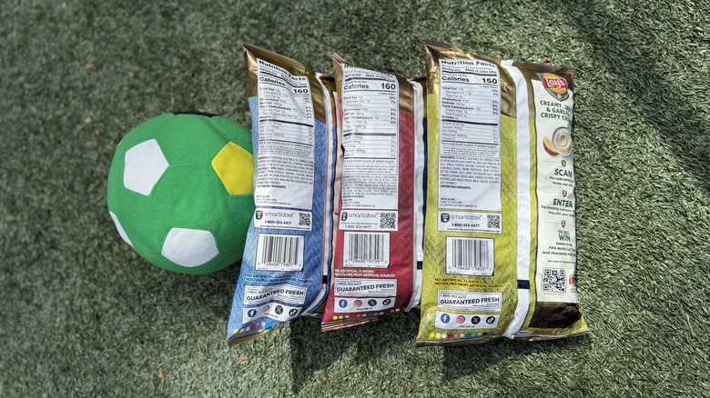 Bags of Lay's World Cup Globally Inspired Flavors