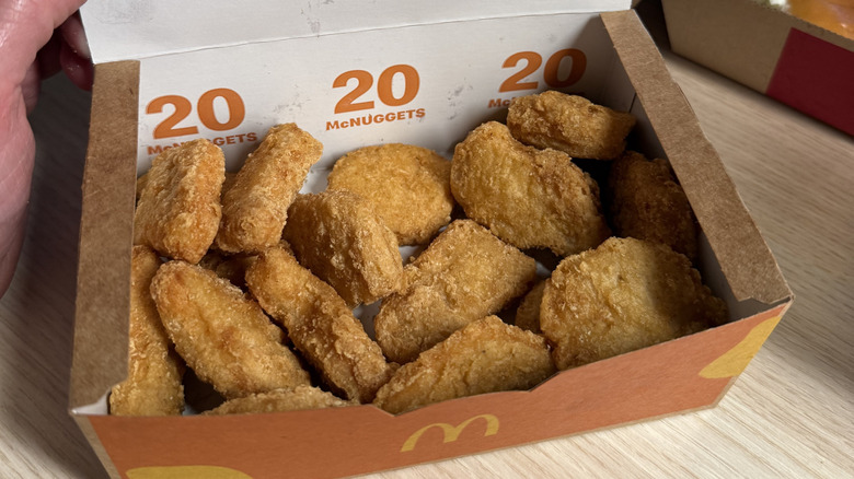 A box of McNuggets