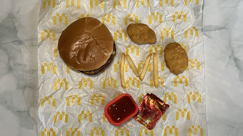 McDonald's food and the Nether Flame Sauce