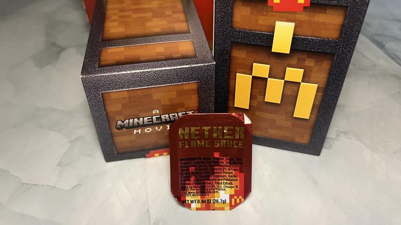 Minecraft toys and Nether Flame Sauce