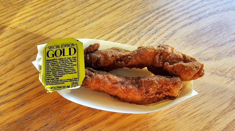 McCrispy Strips with Gold Sauce