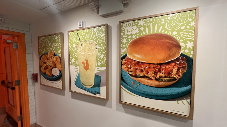 Popeyes' Pickle Menu artwork