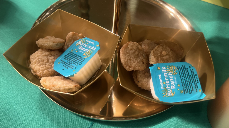 Popeyes' Fried Pickles with Ranch Sauce