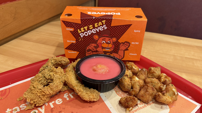 Popeyes' The Freddy Fazbear Crunch Menu
