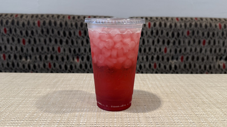 A large cup of Cherry Berry & Sprite