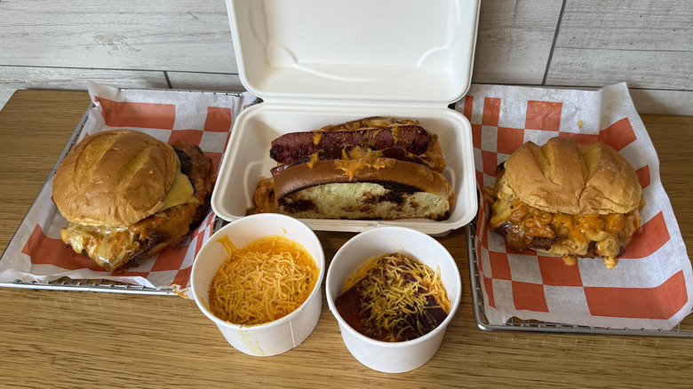 A selection of dishes from the 2026 Smashburger Scorchin' Menu