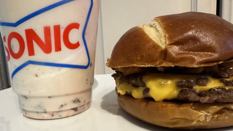 Sonic's Peppermint Brownie Bark Shake