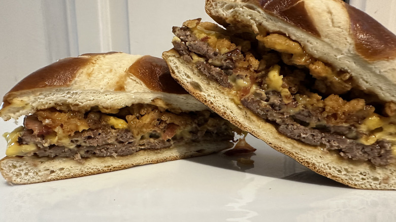 Sonic's Pretzel Bacon Double Sonic Smasher