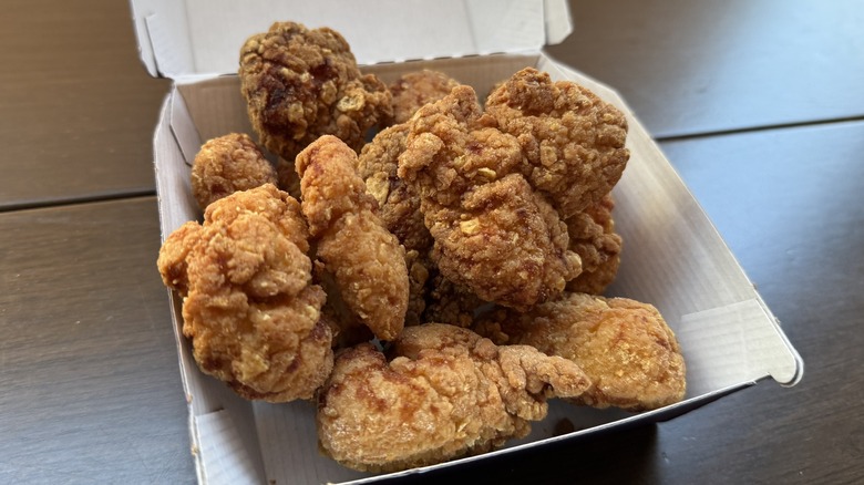a box of Taco Bell's Crispy Chicken Nuggets