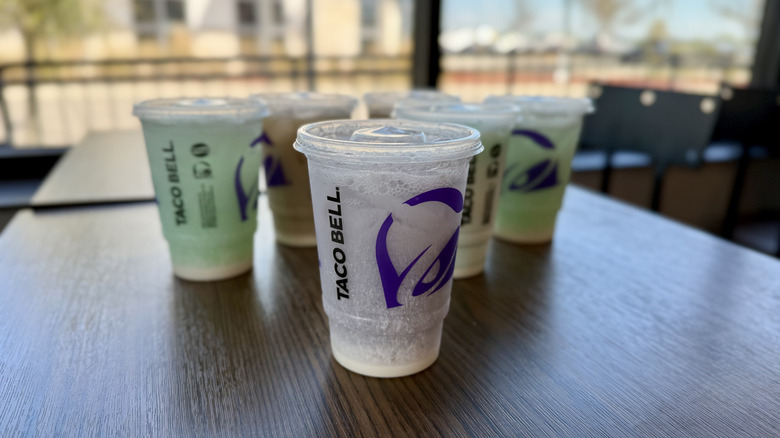Collection of Taco Bell's new dirty sodas
