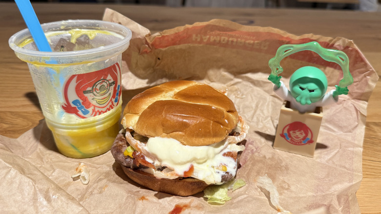Banana Frosty Swirl on my Baconator