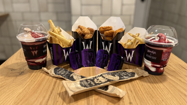 two orders of Wendy's x Wednesday's Meal of Misfortune