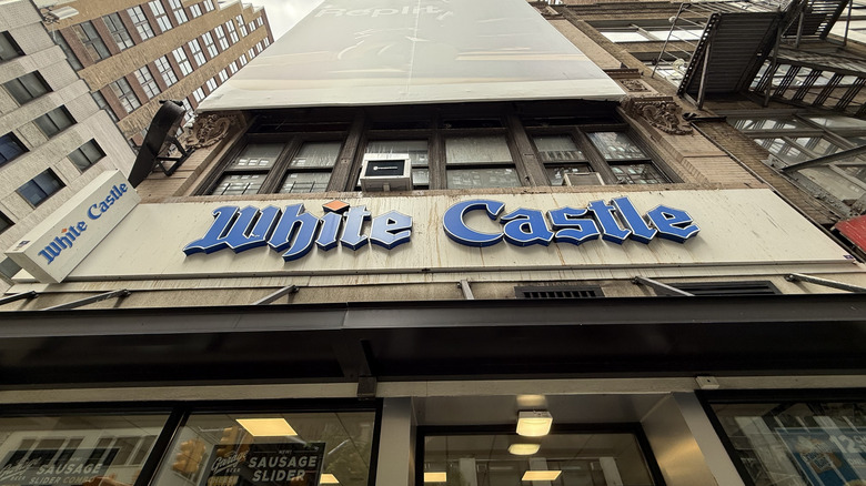 White Castle store sign