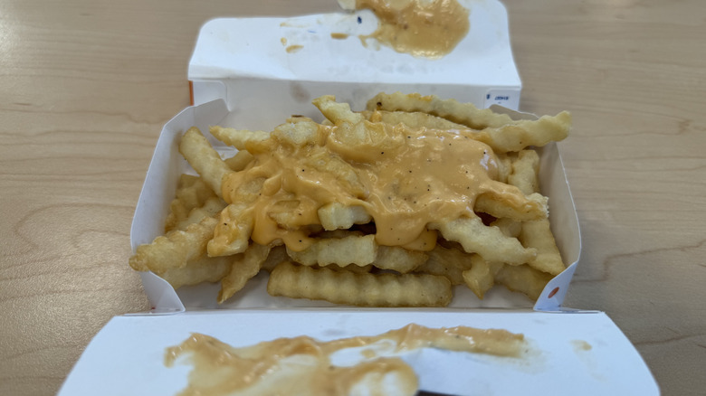 White Castle's Garage Beer Cheese Fries