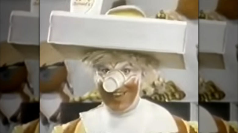 Willard Scott as Ronald McDonald in a 1963 McDonald's commercial