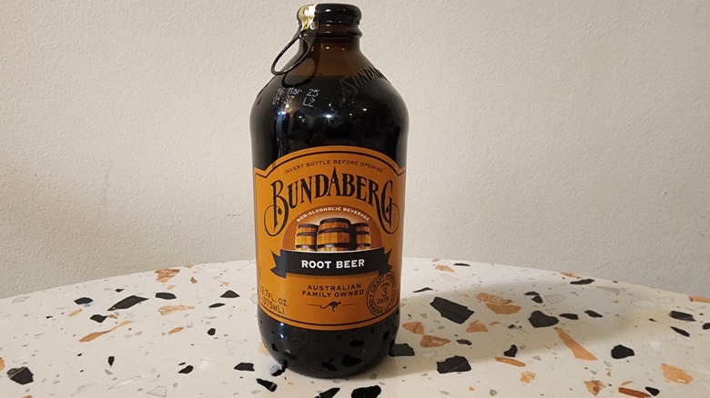 bottle of Bundaberg root beer