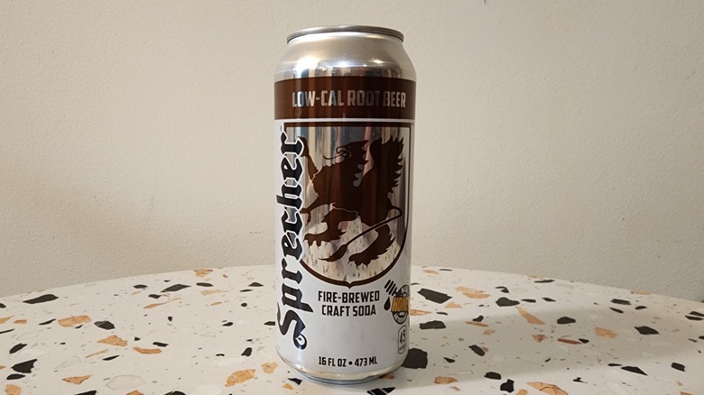 can of Sprecher root beer
