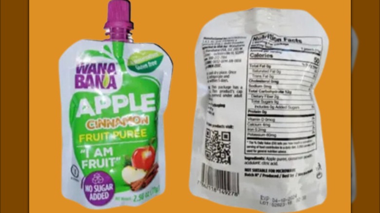WanaBana Apple Cinnamon Fruit Purée