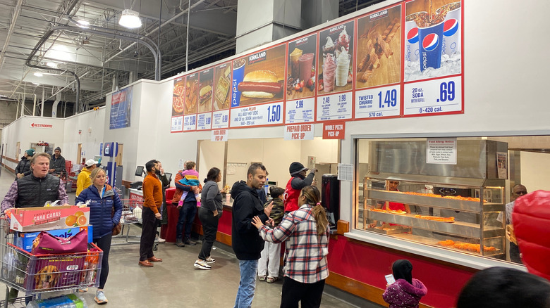 Costco warehouse food court