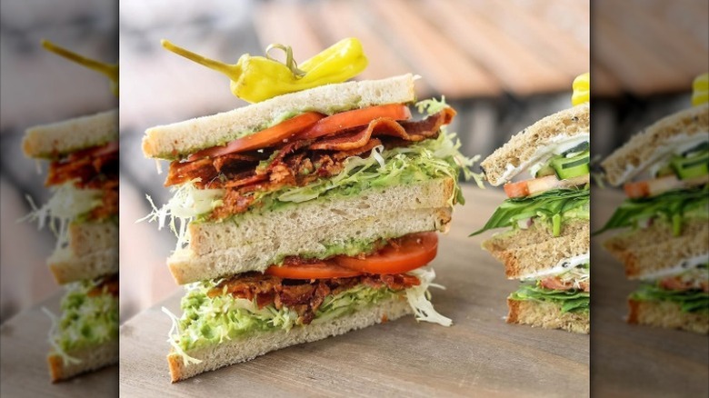 The BFT (a BLT) at Sandra Bullock's restaurant, Walton's Fancy & Staple.