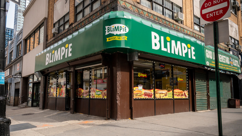 Blimpie restaurant exterior