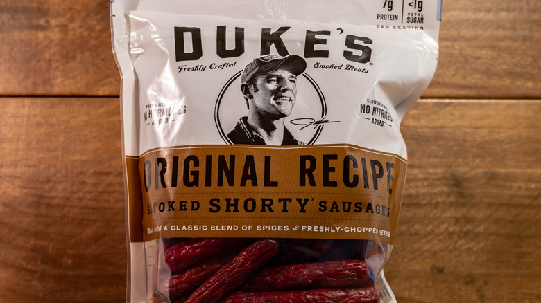 Bag of Duke's meat snacks