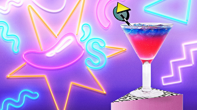 Chili's new Radical 'Rita with neon purple background