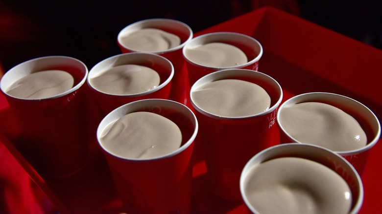 cups of Wendy's Frosty