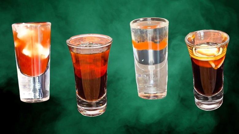 various gross novelty alcoholic shooters