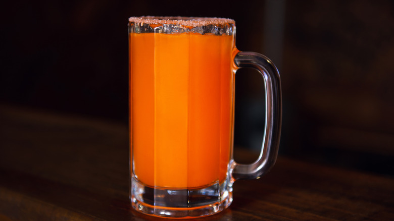 Tabasco with beer