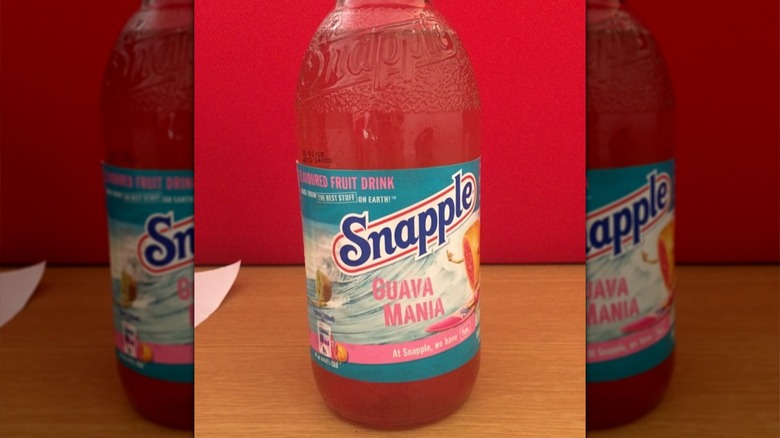 Guava Mania Snapple bottle