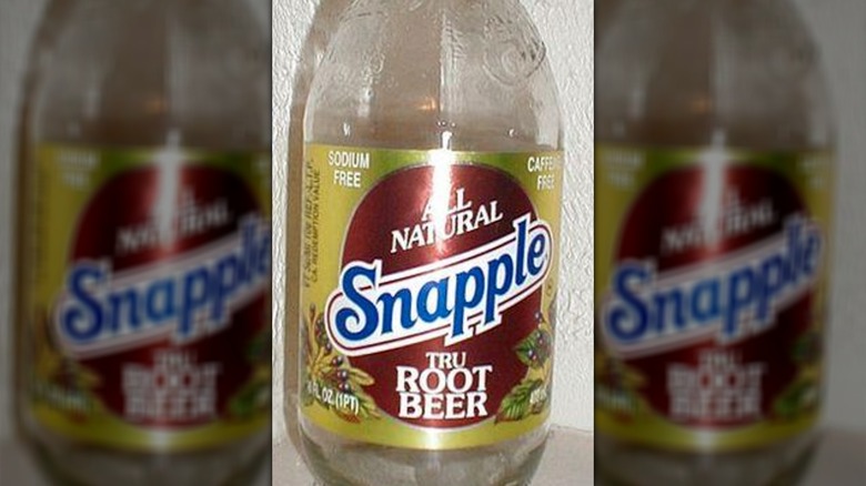 Tru Root Beer Snapple bottle