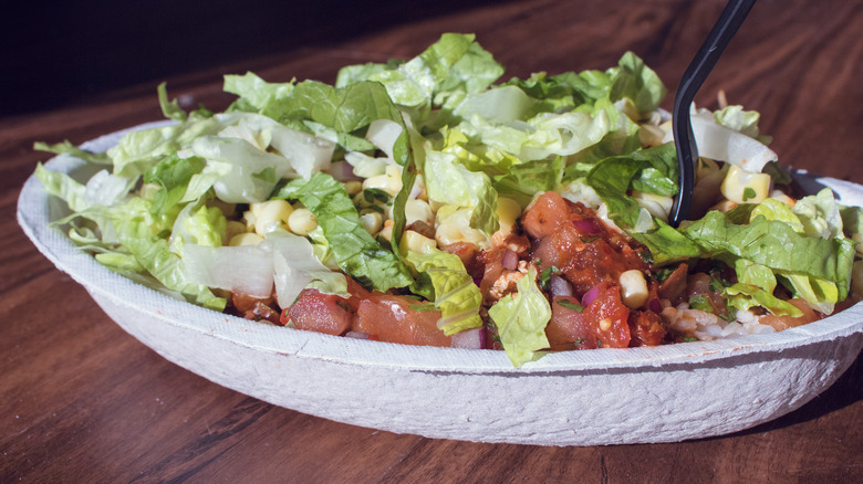 Chipotle burrito bowl