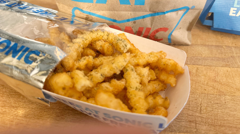 Sonic's Pickle Seasoned Groovy Fries