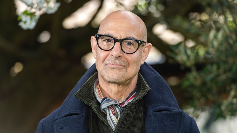 Actor Stanley Tucci at a film festival.