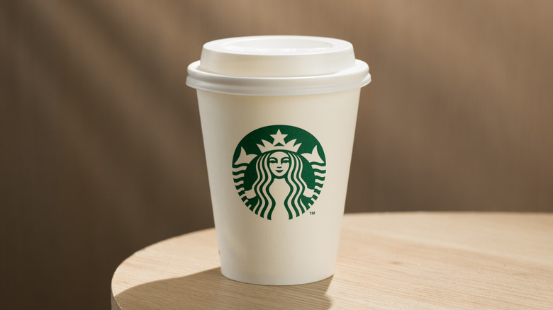 starbucks drink on table