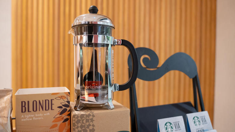 Starbucks coffee press