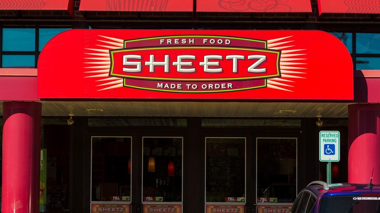 Exterior of a Sheetz convenience store