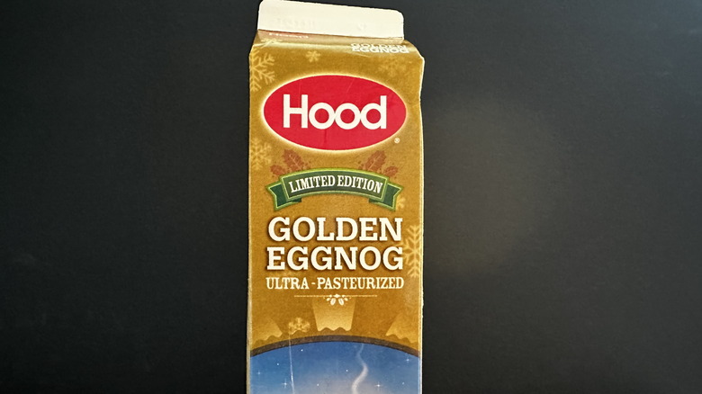 Hood Golden Eggnog carton