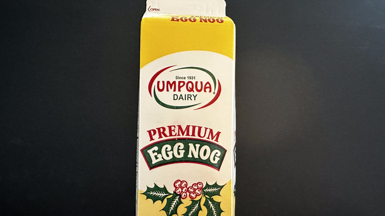 Umpqua Premium Egg Nog carton
