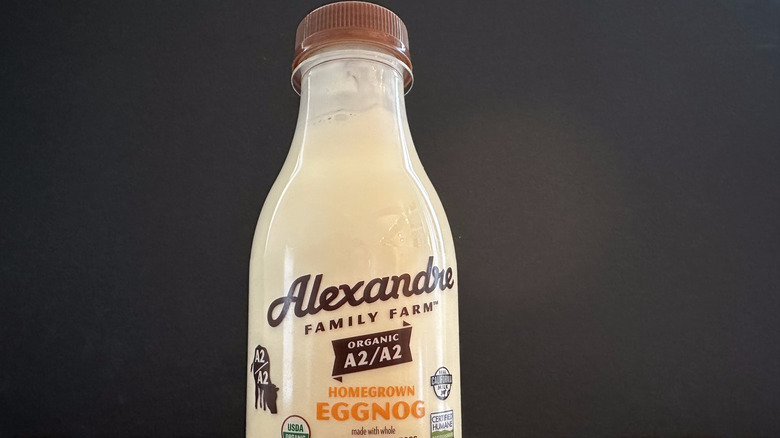 Alexandre Family Farms Homegrown Eggnog small bottle