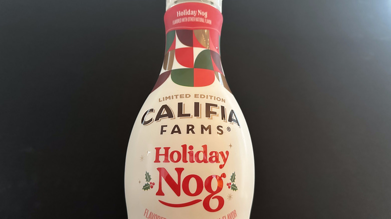 Califia Farms Holiday Nog bottle